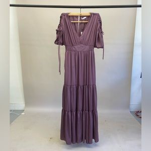 Purple maxi dress from mustard seed NEW WITH TAGS